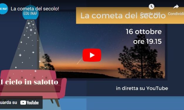 La cometa del secolo, in diretta il 16 ottobre