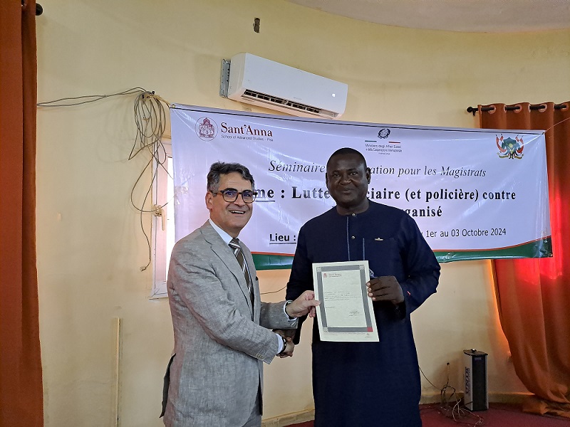 Cooperazione italo-nigerina: concluso il corso di formazione destinato alla magistratura del Niger