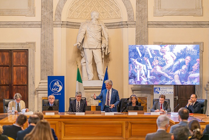 “Vasari. Il teatro delle virtù”, presentata oggi la mostra al Ministero della Cultura