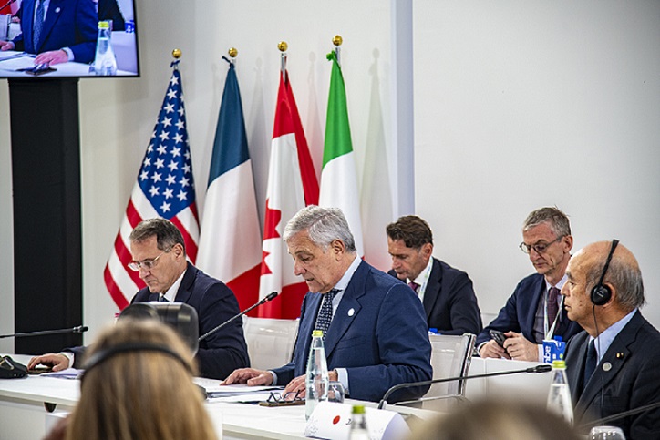 Tajani: “Al G7 di Pescara l’impegno di tutti per la pace in Medio Oriente”