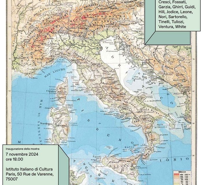 “Viaggio in Italia”: inaugurazione della mostra all’Istituto Italiano di Cultura di Parigi il 7 novembre 2024