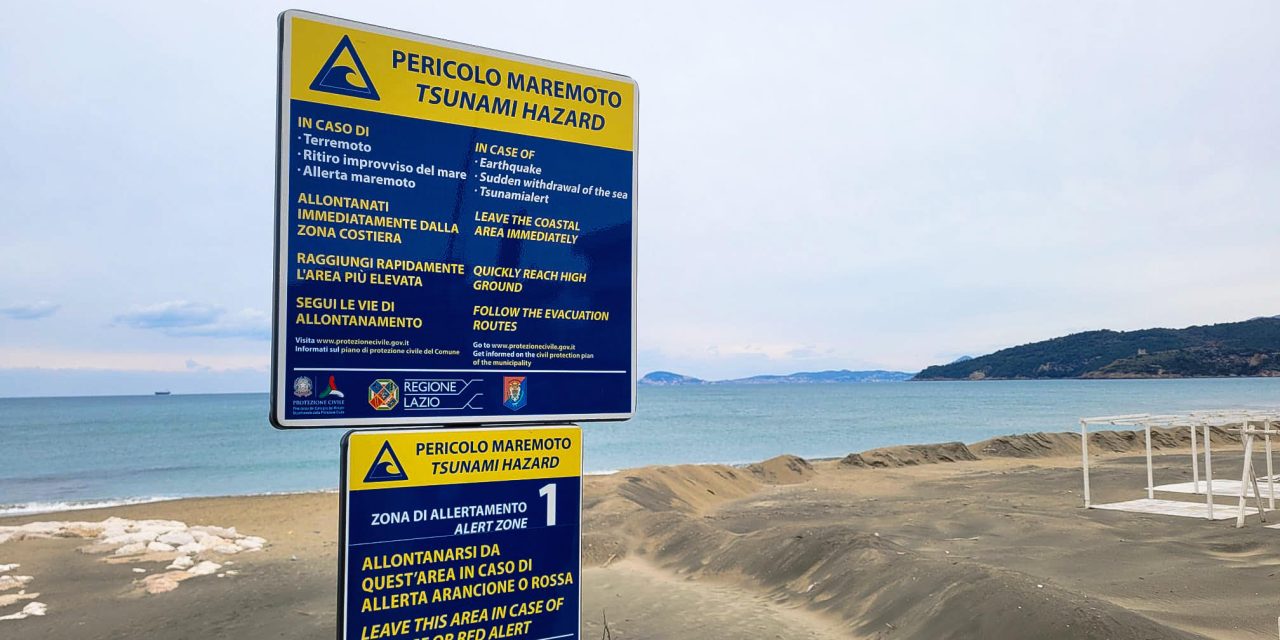 TSUNAMI READY:  Minturno primo comune italiano a ricevere l’importante riconoscimento