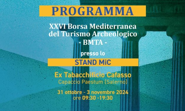 Il Ministero della Cultura alla XXVI Borsa Mediterranea del Turismo Archeologico