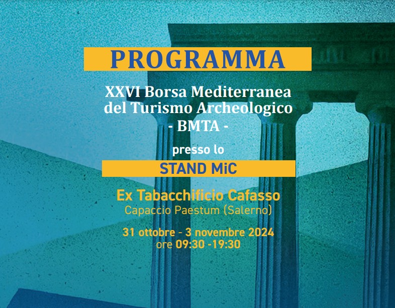 Il Ministero della Cultura alla XXVI Borsa Mediterranea del Turismo Archeologico