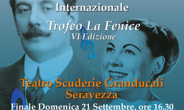 VOCI DA TUTTO IL MONDO IN VERSILIA PER IL CONCORSO LIRICO INTERNAZIONALE TROFEO LA FENICE